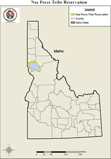 Nez Perce Map