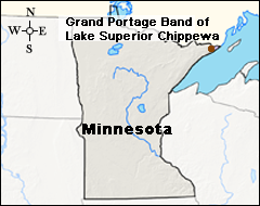 Grand Portage Band of Lake Superior Chippewa Map