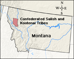 Salish & Kootenai Map