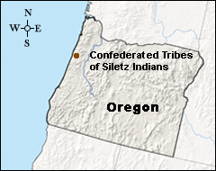 Siletz Tribe Map