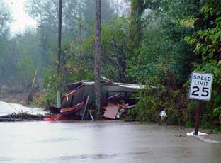 Local flooding
